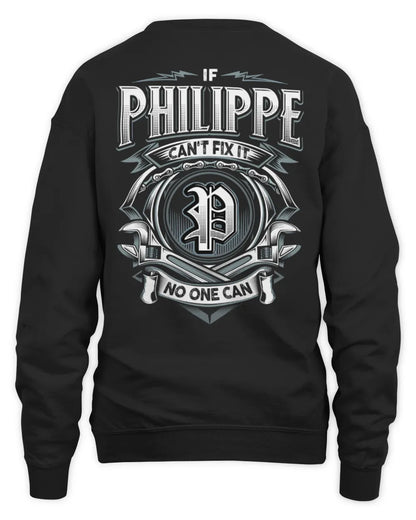 PHILIPPE AP81-K4-626 - Personalized Ahmed Quote Apparel “If Ahmed Can't Fix It, No One Can” - Unisex Sweatshirt - Black