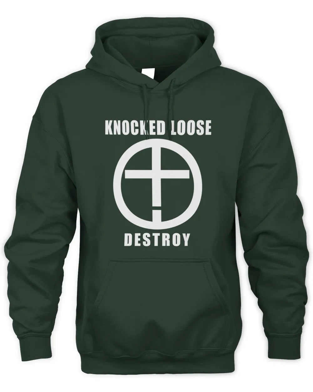 GILL AP62-K4-666 - Personalized Fierce Wolf Quote Apparel “If You Kick Me When I’m Down, You Better Pray I Don’t Get Up” - Men's Long Sleeved T-Shirt - Forest Green
