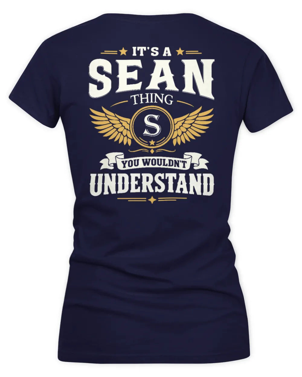 SEAN KT06-M008 It’s a [NAME] Thing – You Wouldn’t Understand | Personalized Vintage T-Shirt - Women's V-Neck T-Shirt - Navy