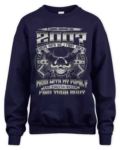 2007 HH89-K2 – Protective Family Quote T-Shirt - Unisex Sweatshirt - Navy