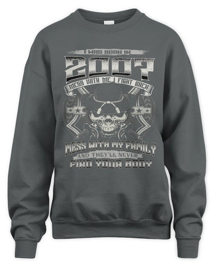 2007 HH89-K2 – Protective Family Quote T-Shirt - Unisex Sweatshirt - Charcoal
