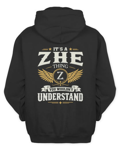 ZHE KT06-M008 It’s a [NAME] Thing – You Wouldn’t Understand | Personalized Vintage T-Shirt - Unisex Hoodie - Black