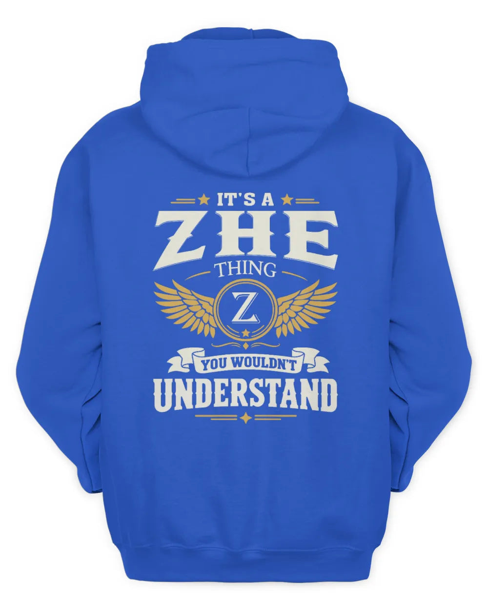 ZHE KT06-M008 It’s a [NAME] Thing – You Wouldn’t Understand | Personalized Vintage T-Shirt - Unisex Hoodie - Royal