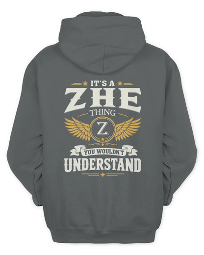 ZHE KT06-M008 It’s a [NAME] Thing – You Wouldn’t Understand | Personalized Vintage T-Shirt - Unisex Hoodie - Charcoal
