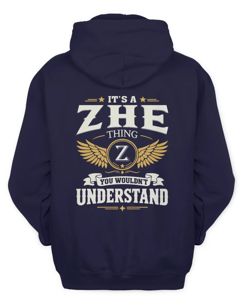 ZHE KT06-M008 It’s a [NAME] Thing – You Wouldn’t Understand | Personalized Vintage T-Shirt - Unisex Hoodie - Navy