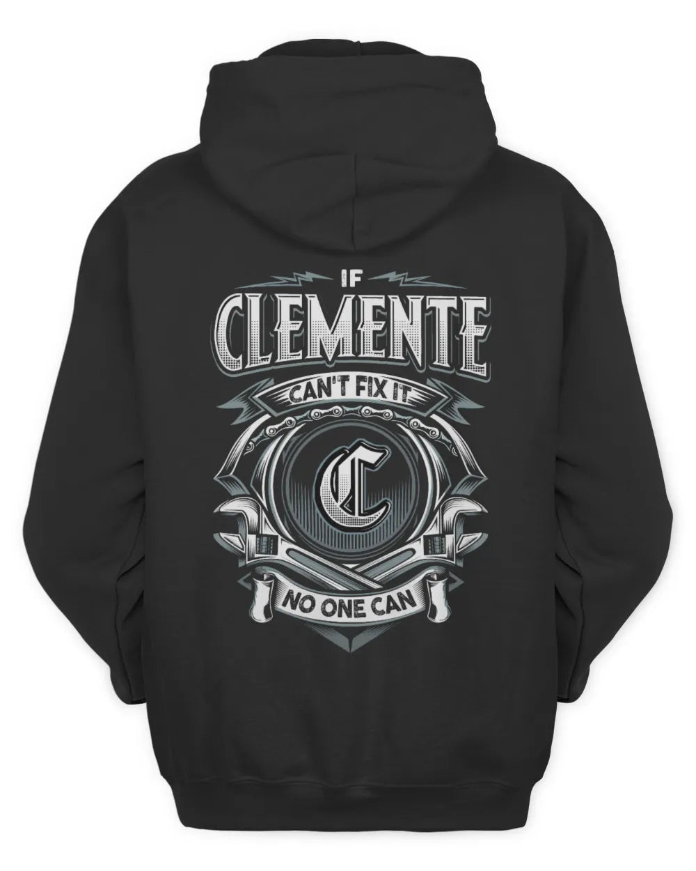 CLEMENTE AP81-K4-626 - Personalized Ahmed Quote Apparel “If Ahmed Can't Fix It, No One Can” - Unisex Hoodie - Black