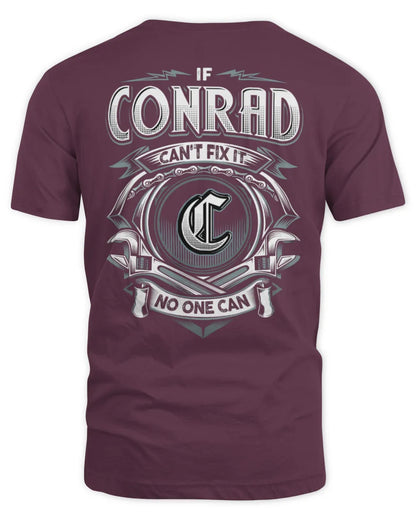 CONRAD AP81-K4-626 - Personalized Ahmed Quote Apparel “If Ahmed Can't Fix It, No One Can” - Unisex Standard T-Shirt - Maroon