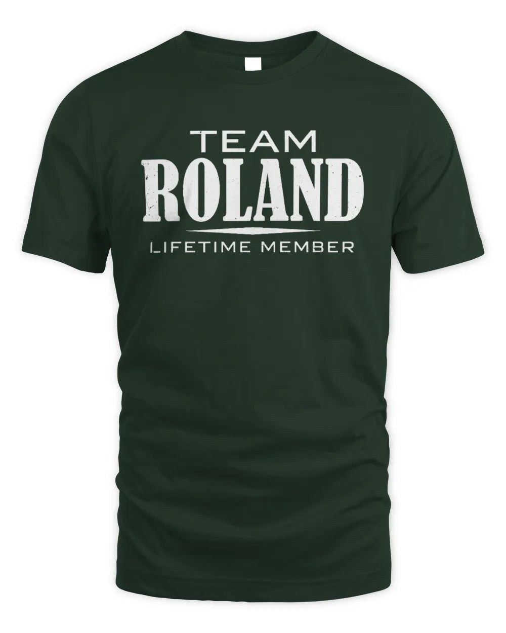 ROLAND BL62-K4-128 - Personalized “Team NAME Lifetime Member” - Unisex Standard T-Shirt - Forest Green