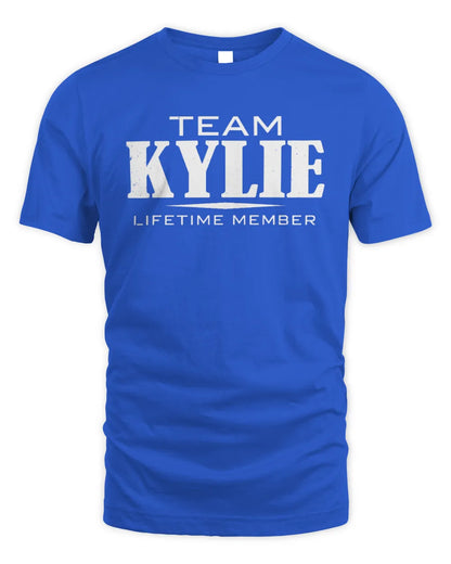 KYLIE BL62-K4-128 - Personalized “Team NAME Lifetime Member” - Unisex Standard T-Shirt - Royal
