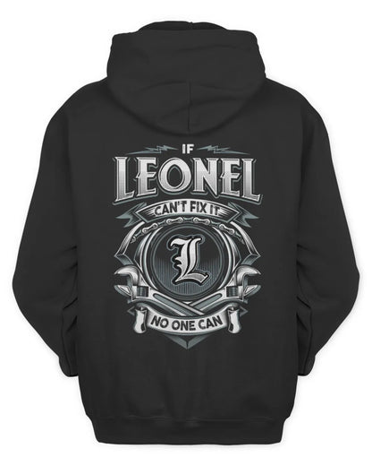 LEONEL AP81-K4-626 - Personalized Ahmed Quote Apparel “If Ahmed Can't Fix It, No One Can” - Unisex Hoodie - Black