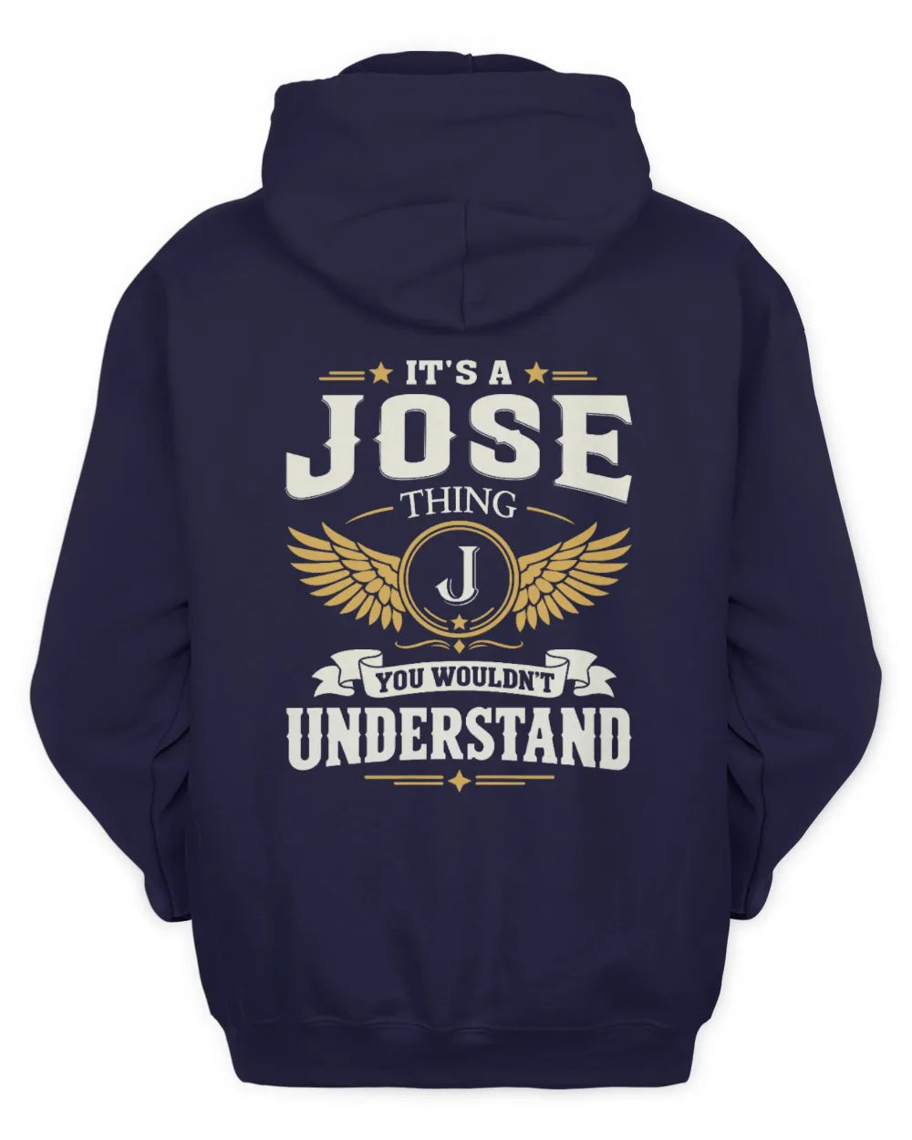JOSE KT06-M008 It’s a [NAME] Thing – You Wouldn’t Understand | Personalized Vintage T-Shirt - Unisex Hoodie - Navy