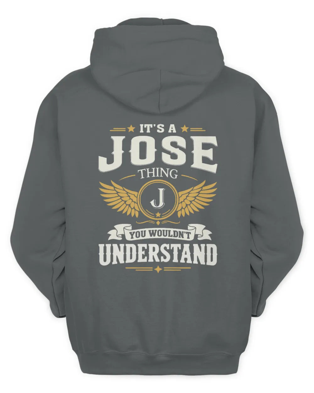 JOSE KT06-M008 It’s a [NAME] Thing – You Wouldn’t Understand | Personalized Vintage T-Shirt - Unisex Hoodie - Charcoal