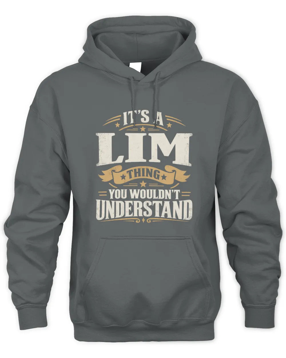 LIM P08 TH51 - Personalized “It’s a/an [NAME] Thing – You Wouldn’t Understand” Shirt - Unisex Hoodie - Charcoal