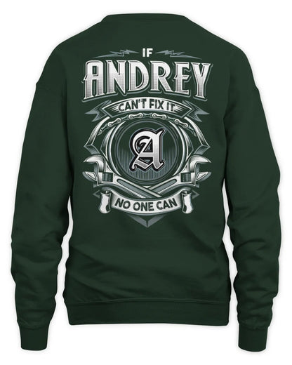 ANDREY AP81-K4-626 - Personalized Ahmed Quote Apparel “If Ahmed Can't Fix It, No One Can” - Unisex Sweatshirt - Forest Green
