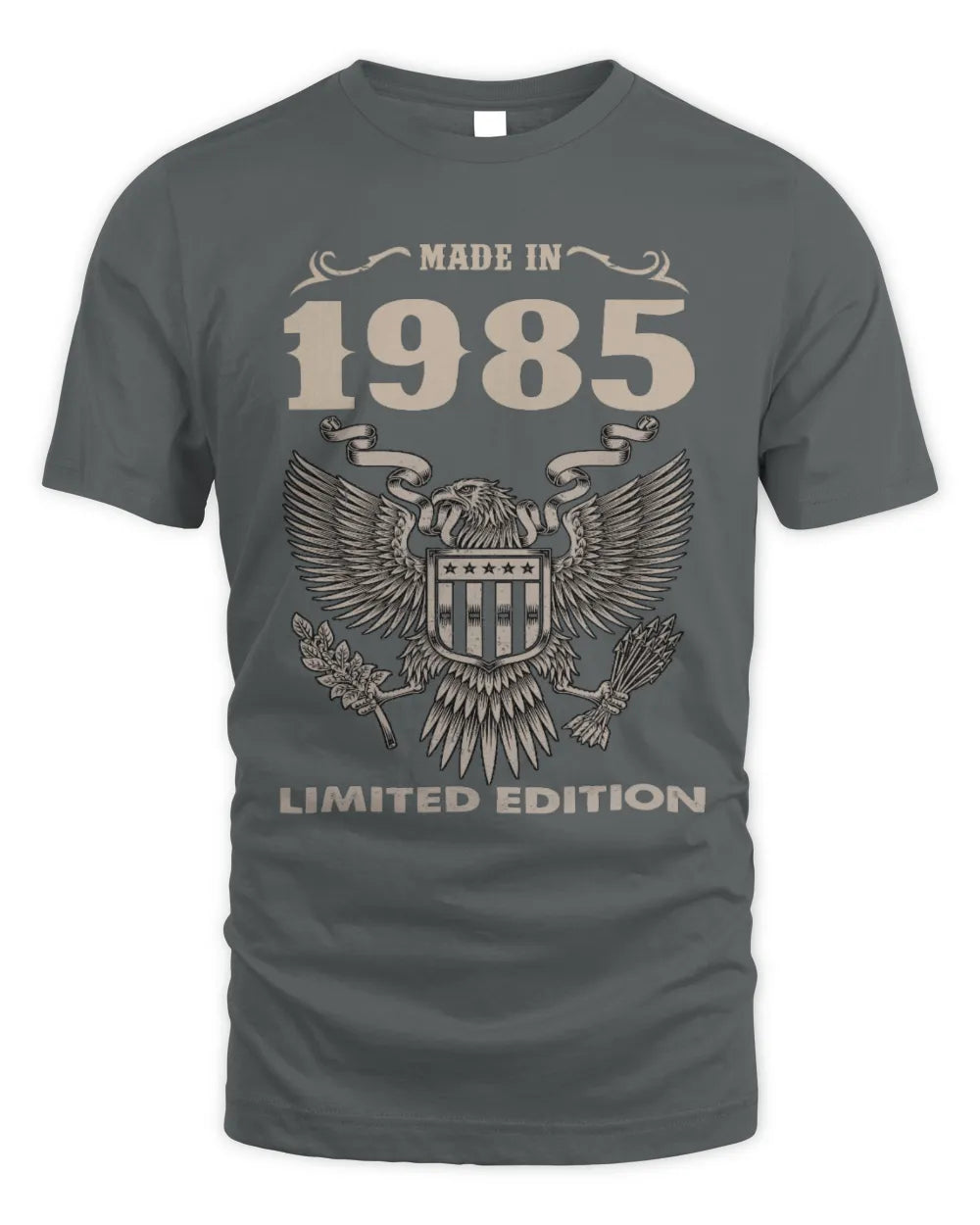 1985 HH89-K2 – Classic Birth Year Limited Edition T-Shirt - Unisex Standard T-Shirt - Charcoal