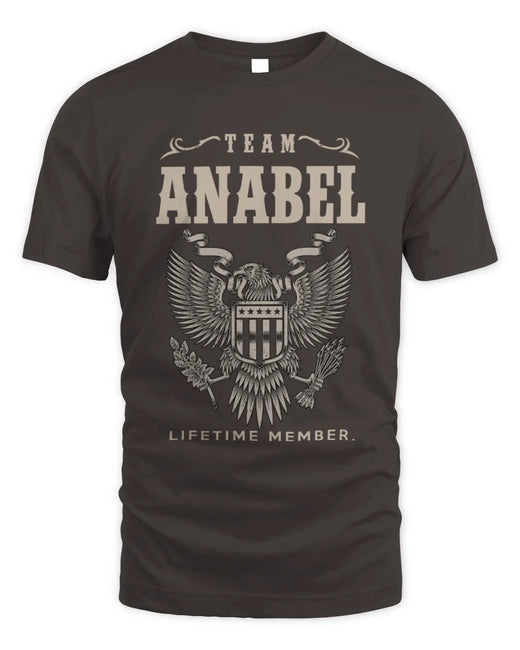 ANABEL TP06-K82 – Personalized Classic Style Apparel “Team NAME Lifetime Member”