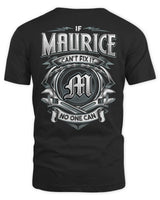 MAURICE AP81-K4-626 - Personalized Ahmed Quote Apparel “If Ahmed Can't Fix It, No One Can” - Unisex Standard T-Shirt - Black