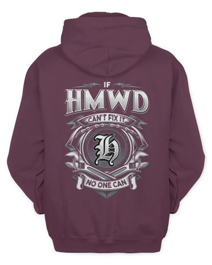 HMWD AP81-K4-626 - Personalized Ahmed Quote Apparel “If Ahmed Can't Fix It, No One Can” - Unisex Hoodie - Maroon