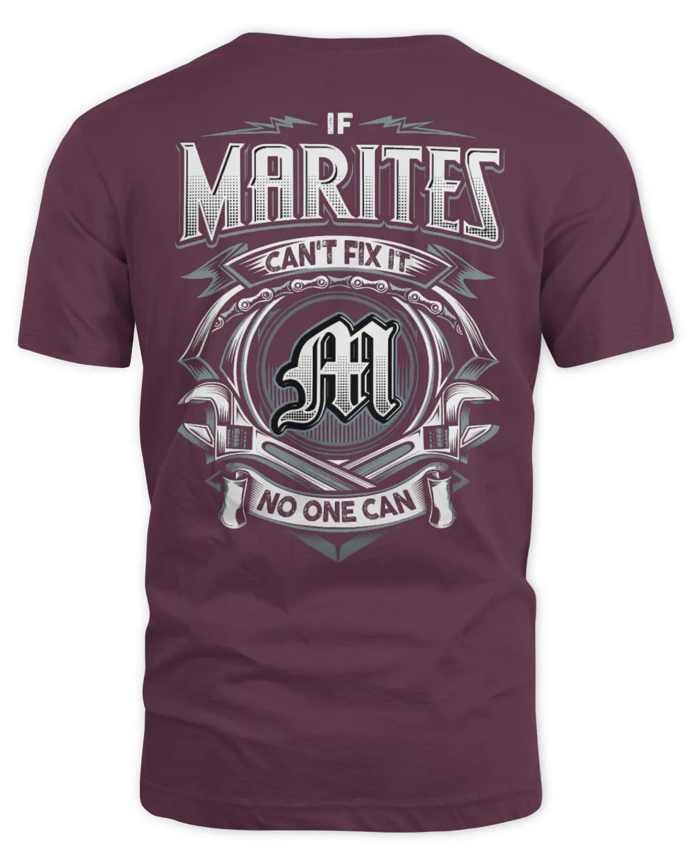 MARITES AP81-K4-626 - Personalized Ahmed Quote Apparel “If Ahmed Can't Fix It, No One Can” - Unisex Standard T-Shirt - Maroon