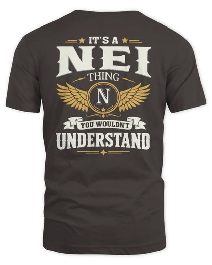 NEI KT06-M008 It’s a [NAME] Thing – You Wouldn’t Understand | Personalized Vintage T-Shirt - Unisex Standard T-Shirt - Dark Chocolate