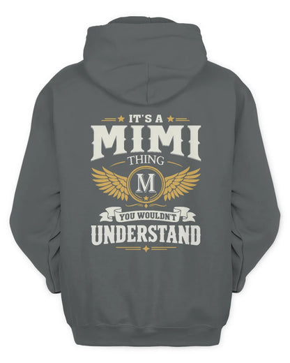 MIMI KT06-M008 It’s a [NAME] Thing – You Wouldn’t Understand | Personalized Vintage T-Shirt - Unisex Hoodie - Charcoal