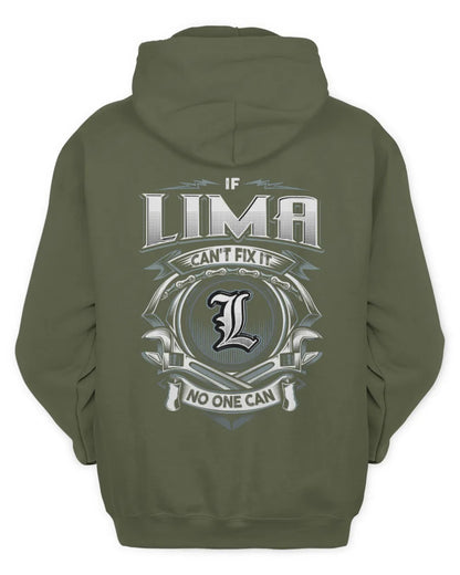 LIMA AP81-K4-626 - Personalized Ahmed Quote Apparel “If Ahmed Can't Fix It, No One Can” - Unisex Hoodie - Military Green