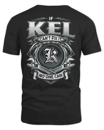 KEL AP81-K4-626 - Personalized Ahmed Quote Apparel “If Ahmed Can't Fix It, No One Can” - Unisex Standard T-Shirt - Black