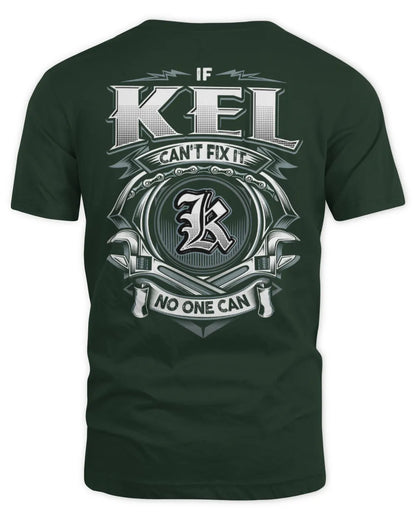 KEL AP81-K4-626 - Personalized Ahmed Quote Apparel “If Ahmed Can't Fix It, No One Can” - Unisex Standard T-Shirt - Forest Green