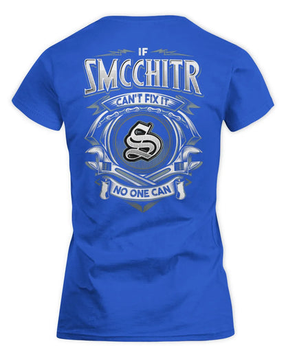 SMCCHITR AP81-K4-626 - Personalized Ahmed Quote Apparel “If Ahmed Can't Fix It, No One Can” - Women's Standard T-Shirt - Royal