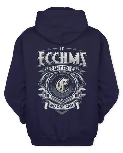 ECCHMS AP81-K4-626 - Personalized Ahmed Quote Apparel “If Ahmed Can't Fix It, No One Can” - Unisex Hoodie - Navy