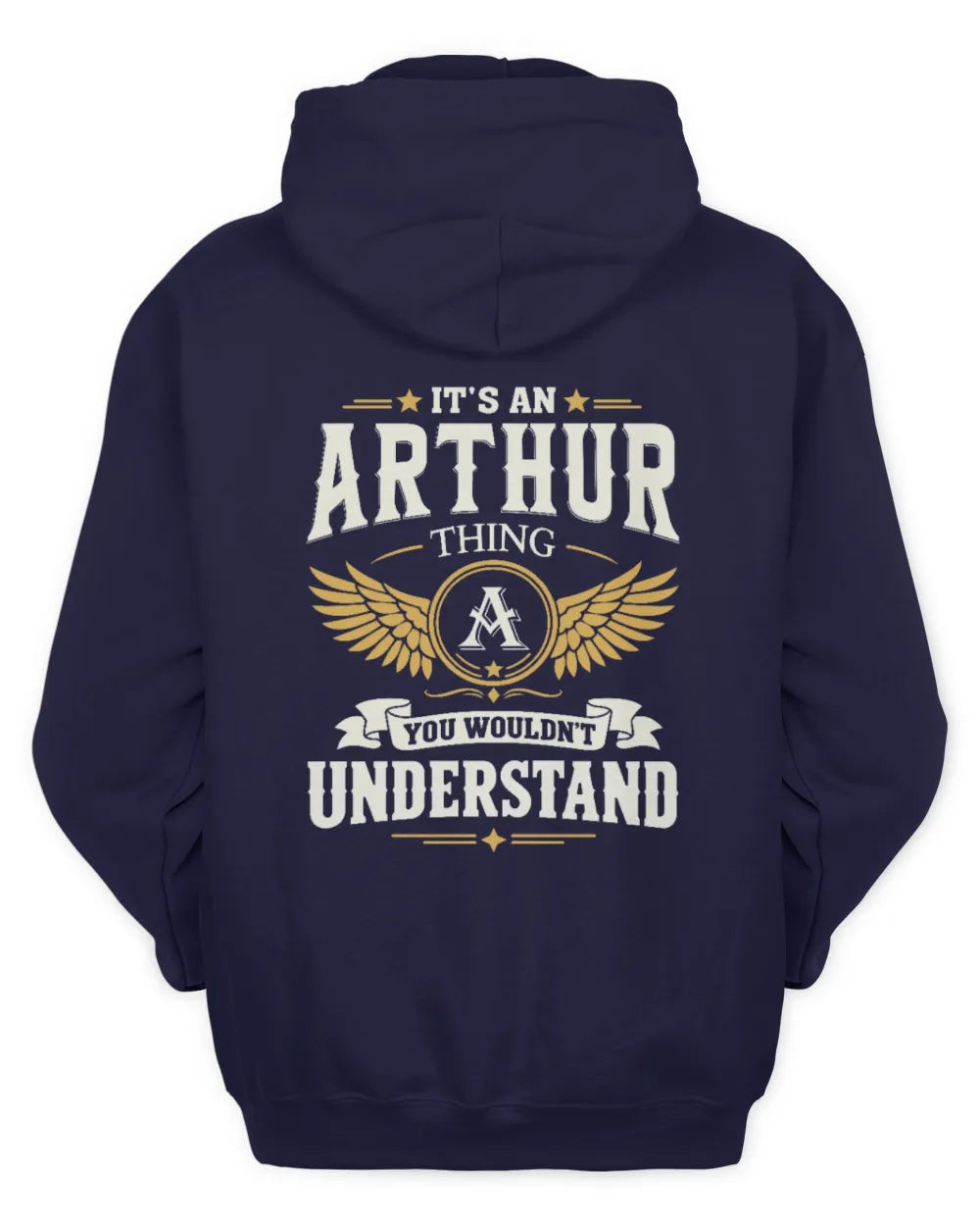 ARTHUR KT06-M008 It’s a [NAME] Thing – You Wouldn’t Understand | Personalized Vintage T-Shirt - Unisex Hoodie - Navy