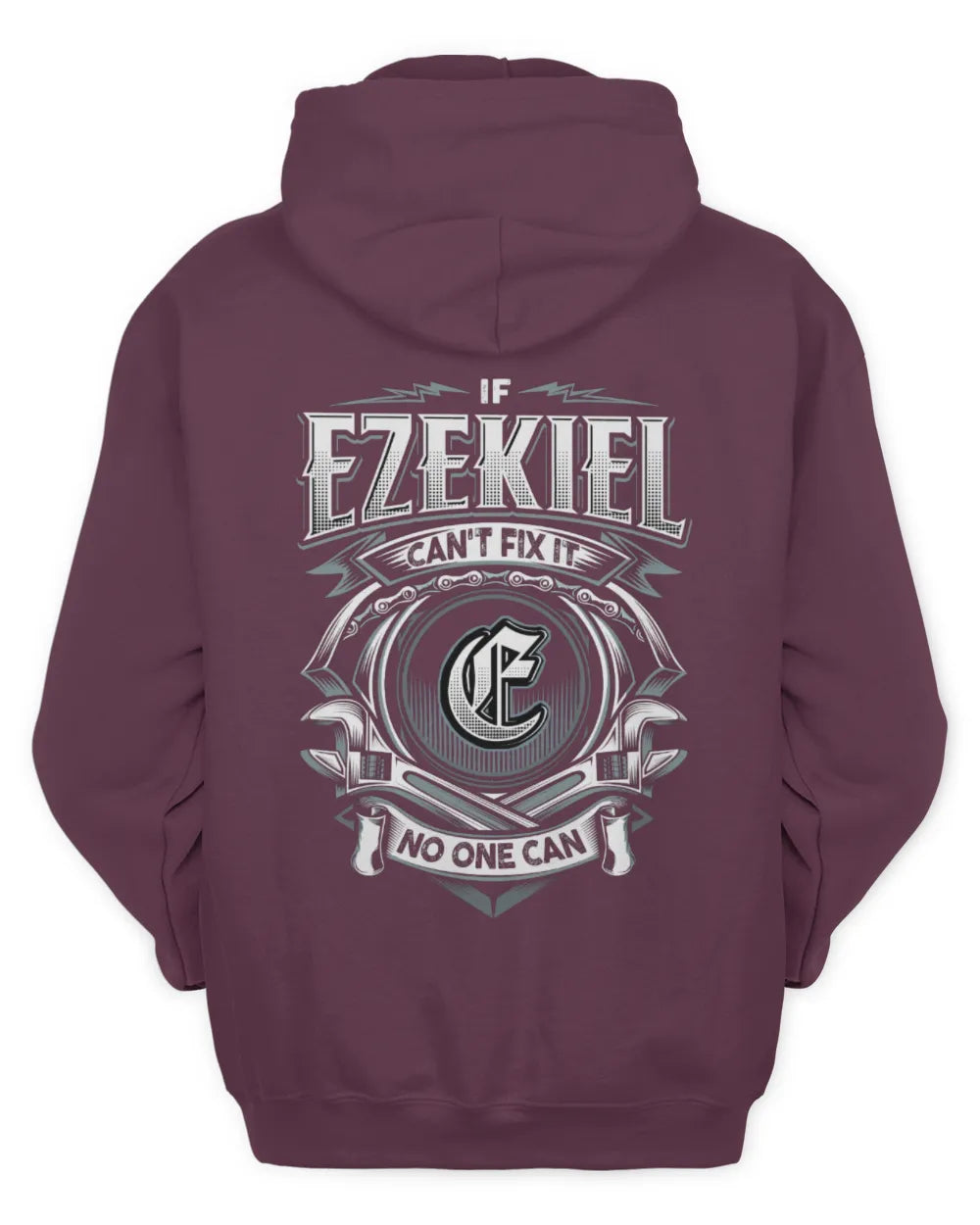 EZEKIEL AP81-K4-626 - Personalized Ahmed Quote Apparel “If Ahmed Can't Fix It, No One Can” - Unisex Hoodie - Maroon