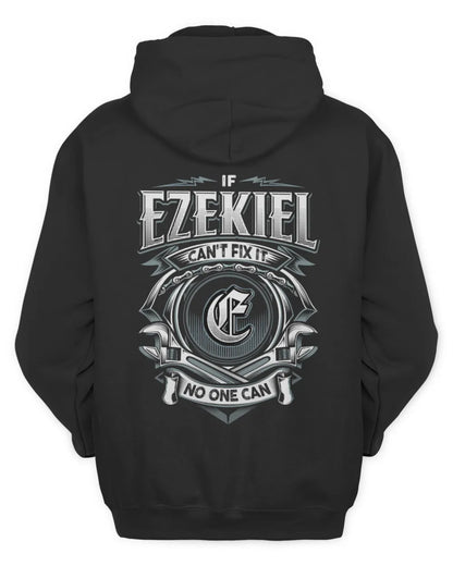 EZEKIEL AP81-K4-626 - Personalized Ahmed Quote Apparel “If Ahmed Can't Fix It, No One Can” - Unisex Hoodie - Black