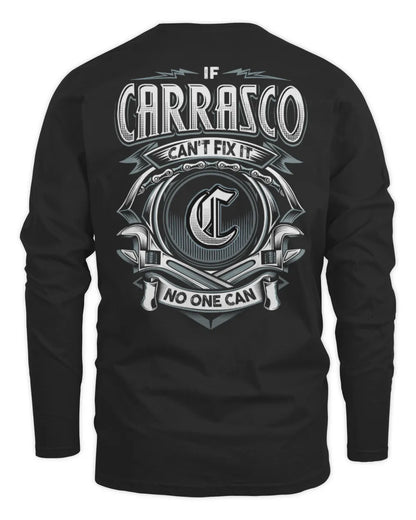 CARRASCO AP81-K4-626 - Personalized Ahmed Quote Apparel “If Ahmed Can't Fix It, No One Can” - Men's Long Sleeved T-Shirt - Black