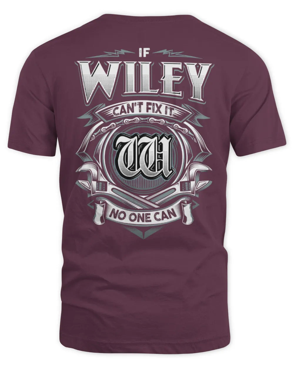 WILEY AP81-K4-626 - Personalized Ahmed Quote Apparel “If Ahmed Can't Fix It, No One Can” - Unisex Standard T-Shirt - Maroon