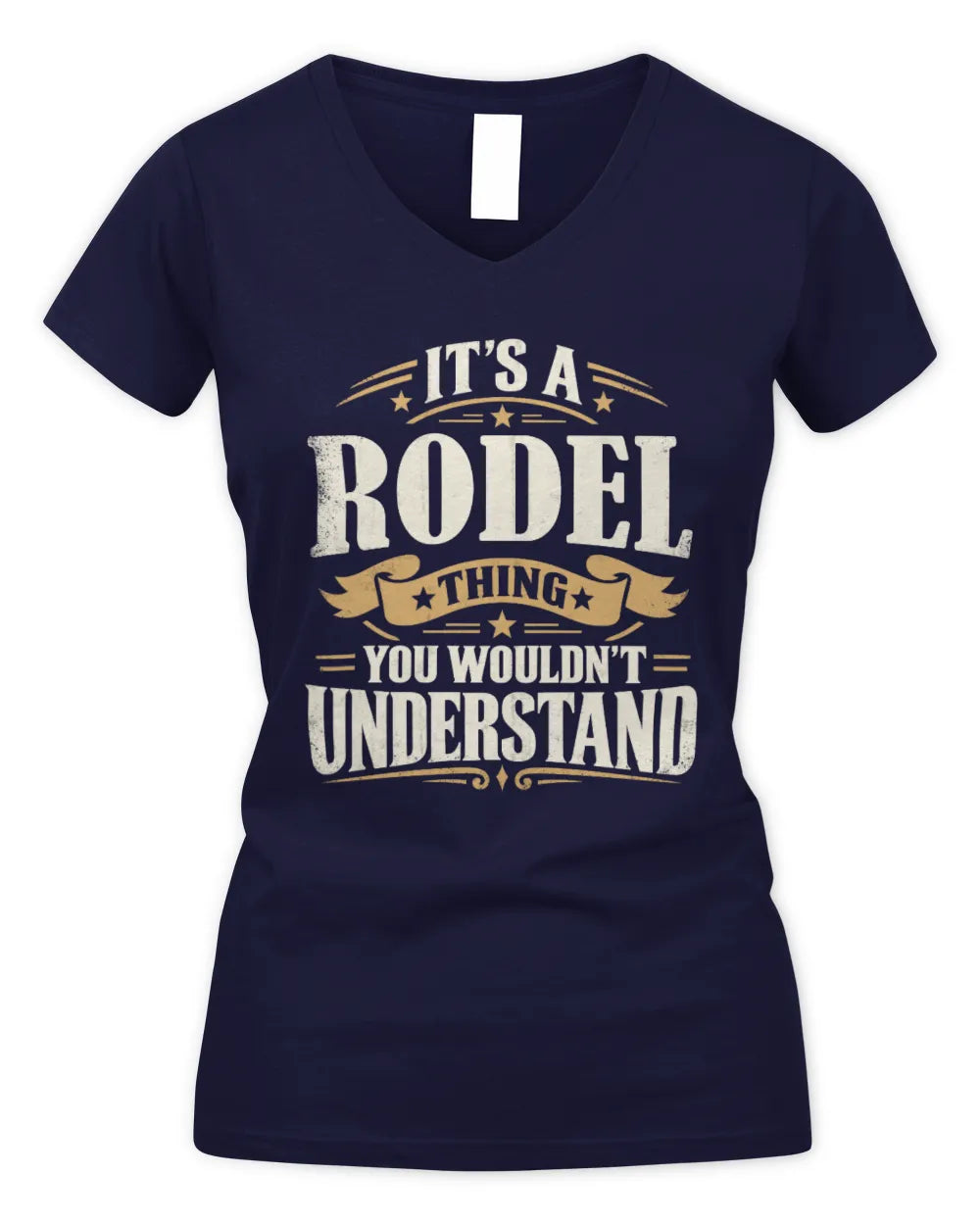 RODEL P08 TH51 - Personalized “It’s a/an [NAME] Thing – You Wouldn’t Understand” Shirt - Women's V-Neck T-Shirt - Navy