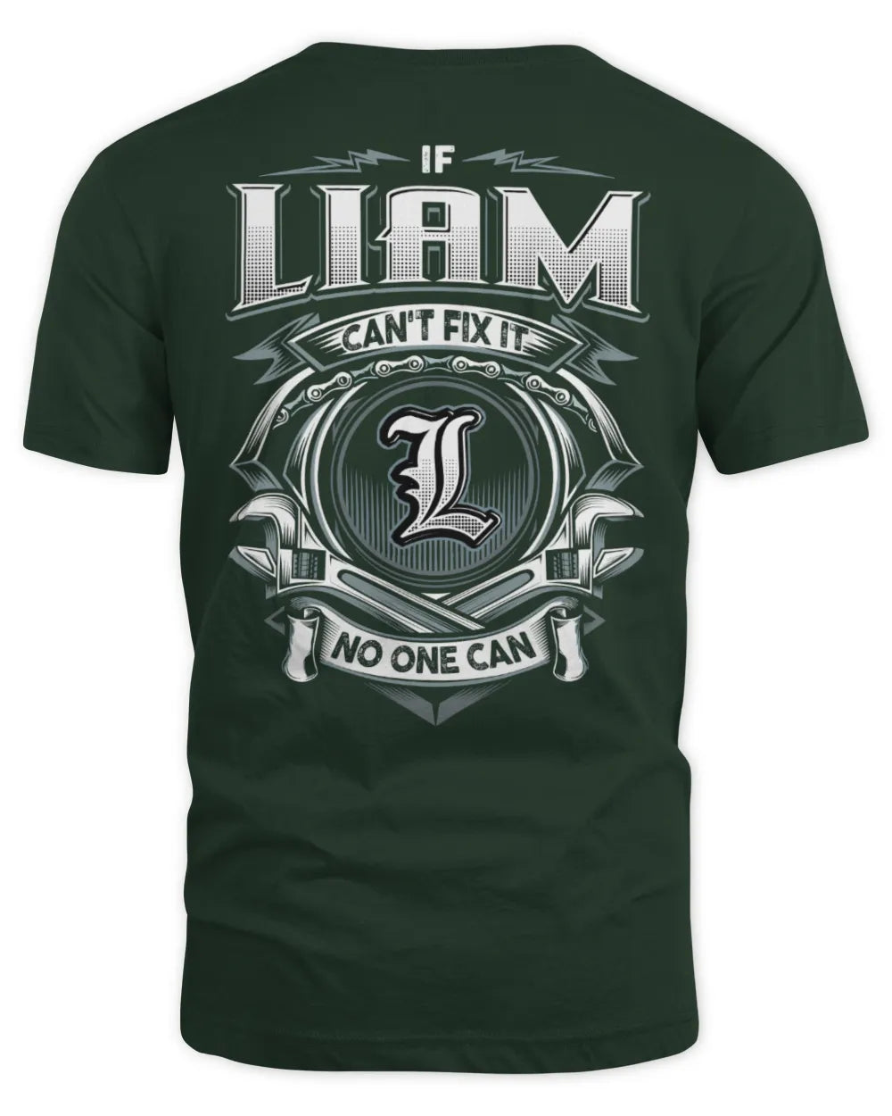 LIAM AP81-K4-626 - Personalized Ahmed Quote Apparel “If Ahmed Can't Fix It, No One Can” - Unisex Standard T-Shirt - Forest Green