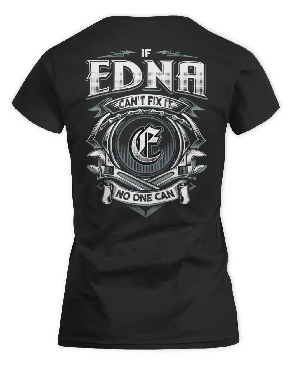 EDNA AP81-K4-626 - Personalized Ahmed Quote Apparel “If Ahmed Can't Fix It, No One Can” - Women's Standard T-Shirt - Black
