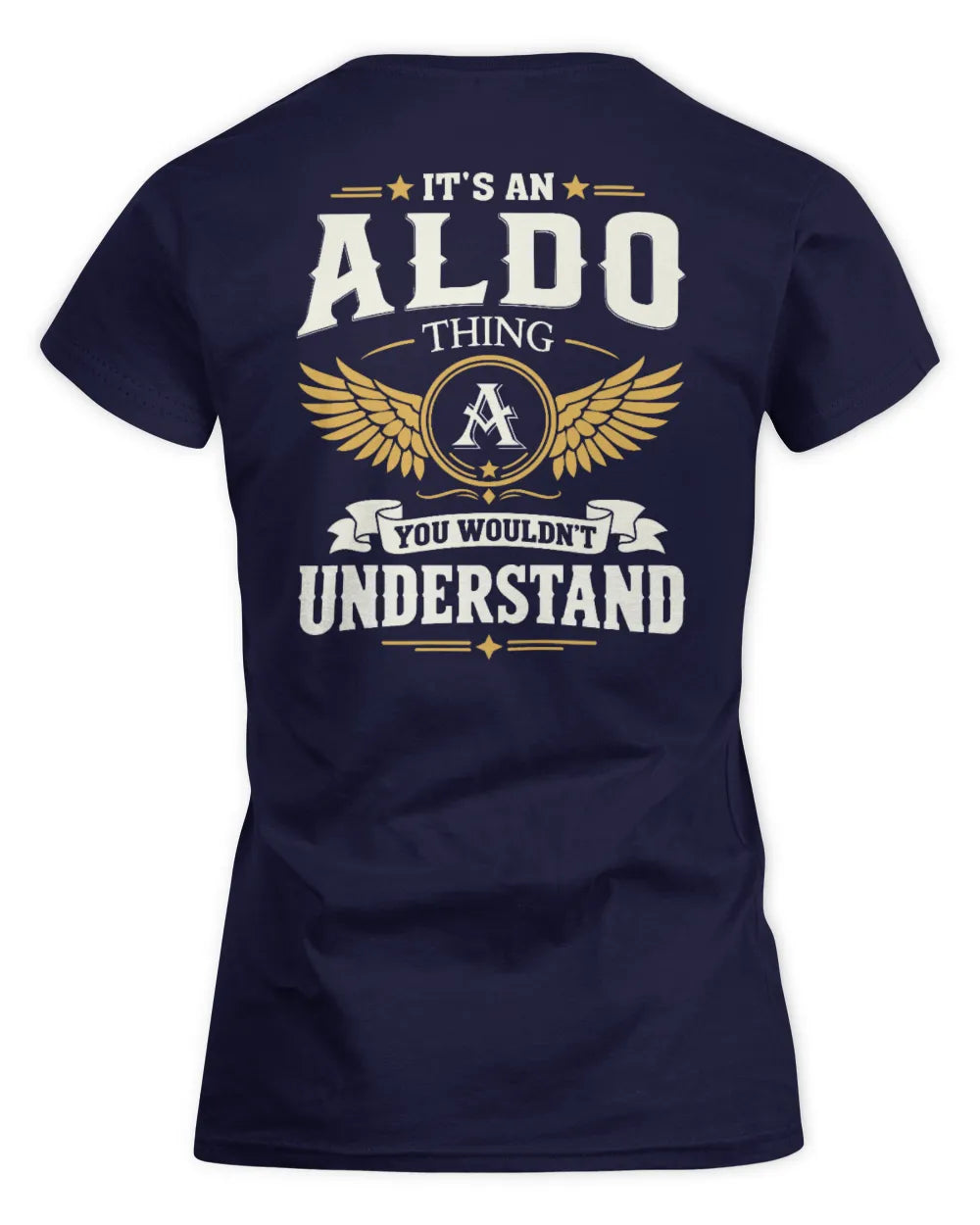 ALDO KT06-M008 It’s a [NAME] Thing – You Wouldn’t Understand | Personalized Vintage T-Shirt - Women's Standard T-Shirt - Navy