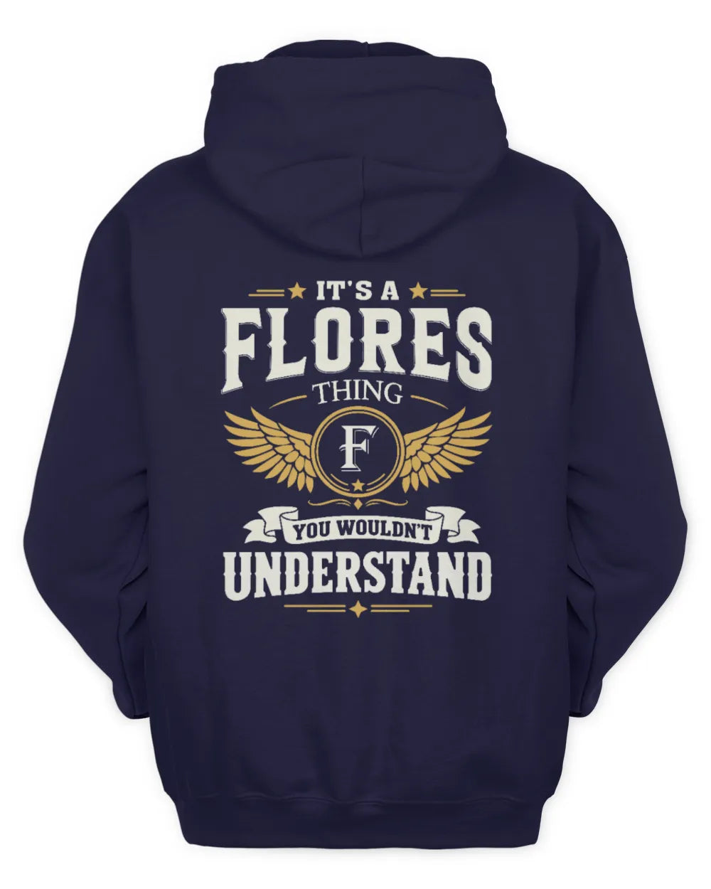 FLORES KT06-M008 It’s a [NAME] Thing – You Wouldn’t Understand | Personalized Vintage T-Shirt - Unisex Hoodie - Navy