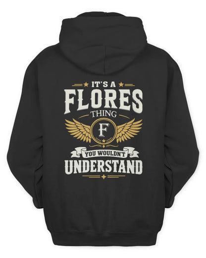 FLORES KT06-M008 It’s a [NAME] Thing – You Wouldn’t Understand | Personalized Vintage T-Shirt - Unisex Hoodie - Black