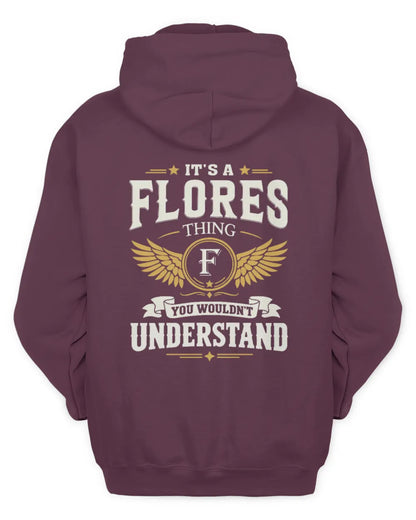 FLORES KT06-M008 It’s a [NAME] Thing – You Wouldn’t Understand | Personalized Vintage T-Shirt - Unisex Hoodie - Maroon