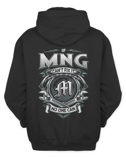 MNG AP81-K4-626 - Personalized Ahmed Quote Apparel “If Ahmed Can't Fix It, No One Can” - Unisex Hoodie - Black
