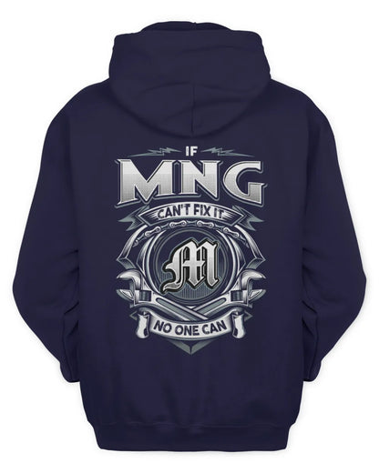 MNG AP81-K4-626 - Personalized Ahmed Quote Apparel “If Ahmed Can't Fix It, No One Can” - Unisex Hoodie - Navy