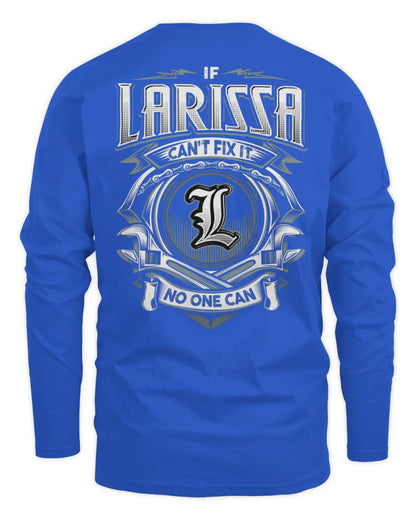 LARISSA AP81-K4-626 - Personalized Ahmed Quote Apparel “If Ahmed Can't Fix It, No One Can” - Men's Long Sleeved T-Shirt - Royal