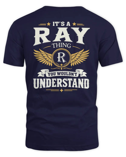 RAY KT06-M008 It’s a [NAME] Thing – You Wouldn’t Understand | Personalized Vintage T-Shirt - Unisex Standard T-Shirt - Navy