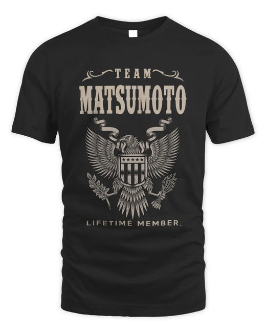 MATSUMOTO TP06-K82 – Personalized Classic Style Apparel “Team NAME Lifetime Member”
