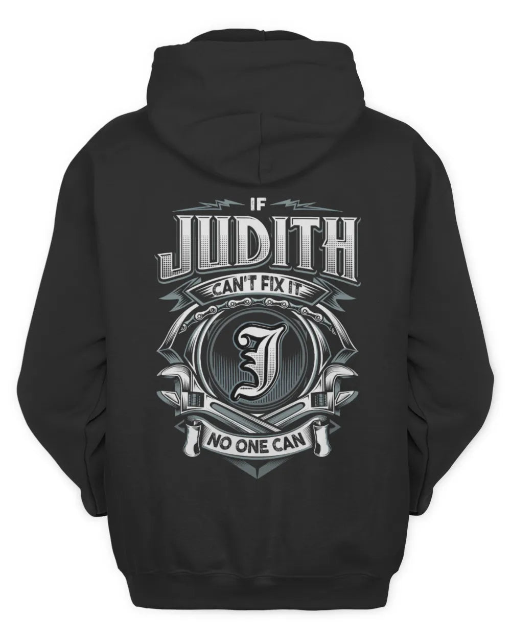 JUDITH AP81-K4-626 - Personalized Ahmed Quote Apparel “If Ahmed Can't Fix It, No One Can” - Unisex Hoodie - Black