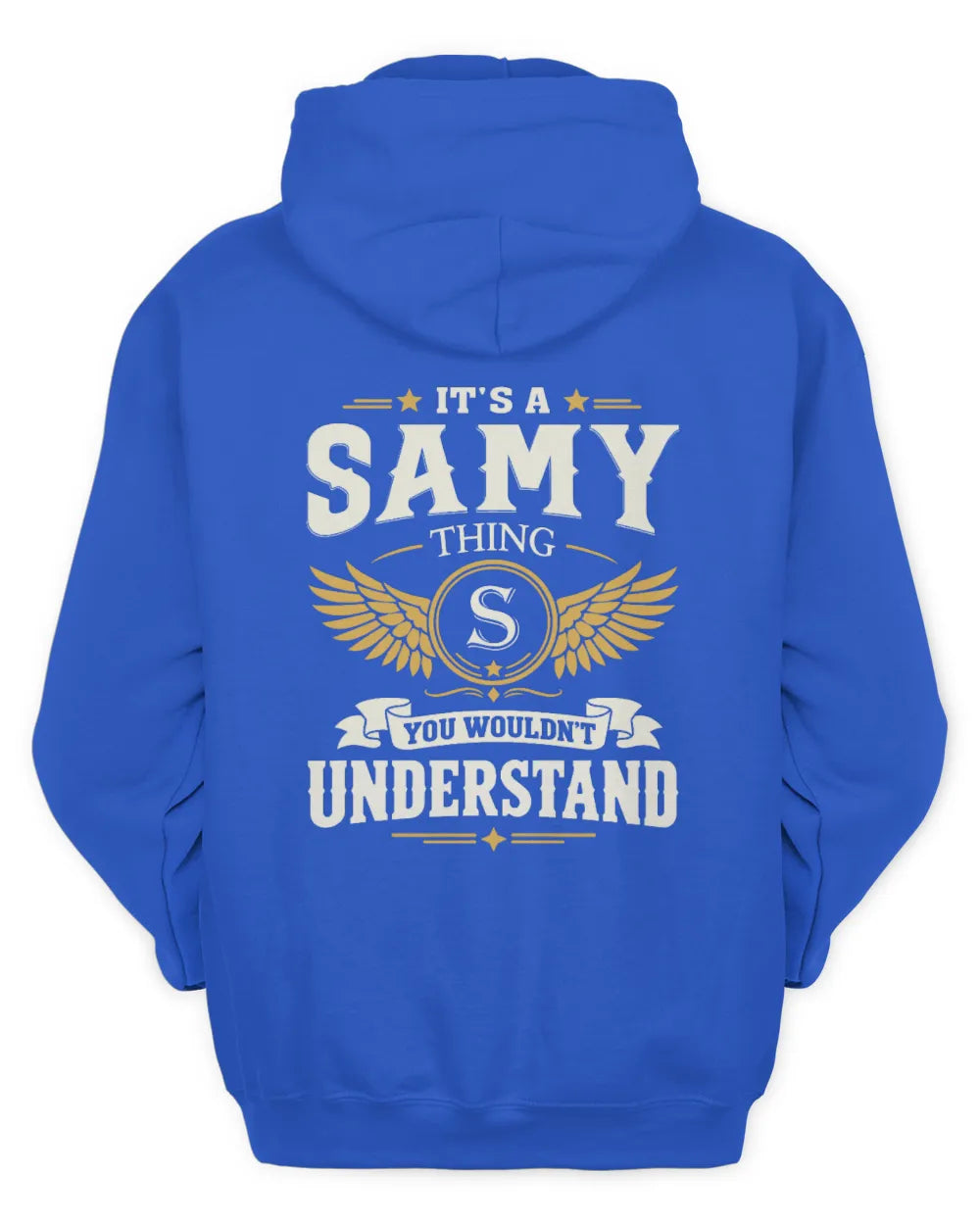 SAMY KT06-M008 It’s a [NAME] Thing – You Wouldn’t Understand | Personalized Vintage T-Shirt - Unisex Hoodie - Royal