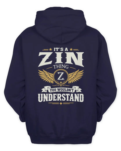 ZIN KT06-M008 It’s a [NAME] Thing – You Wouldn’t Understand | Personalized Vintage T-Shirt - Unisex Hoodie - Navy